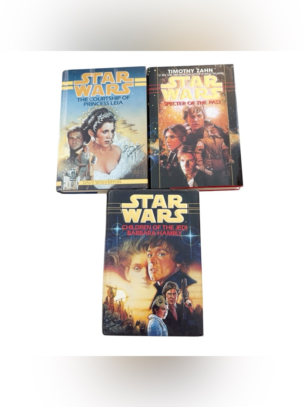 Vintage Star Wars Bantam Sci-Fi Science Fiction Hardcover Book Lot